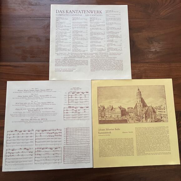 J.S. Bach Das Kantatenwerk Complete Cantatas Vol 4 LP Box Set 1972 Telefunken - Picture 10 of 12